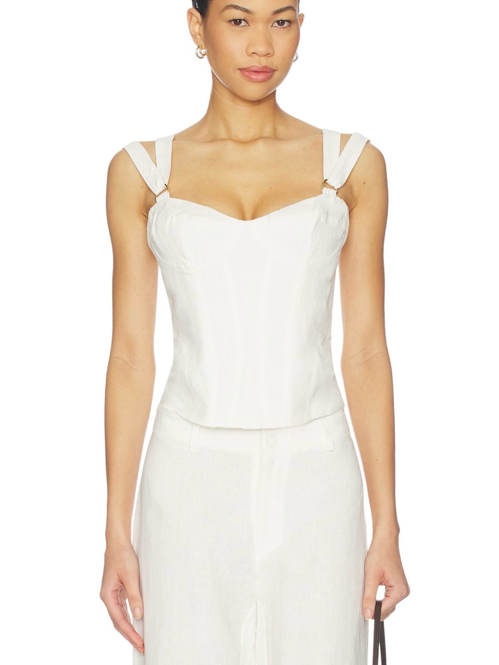 Bardot Sweetheart Strap Corset Top